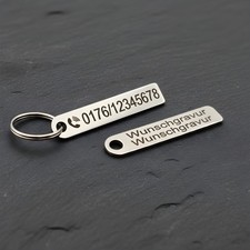 Schlüsselanhänger mit Gravur