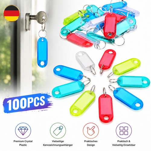 100 stk schlüsselanhänger - 100,