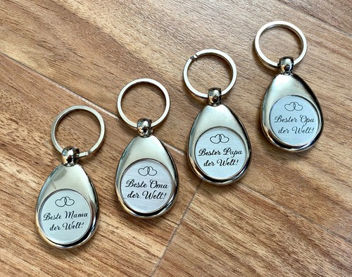 Schlüsselanhänger silber mit