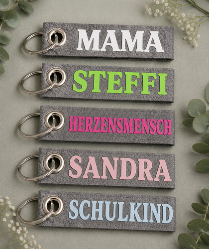 Personalisierter filz - personalisierter,