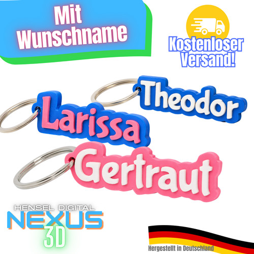 Schlüsselanhänger mit name - mit,