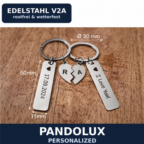 Partner schlüsselanhänger - partner,