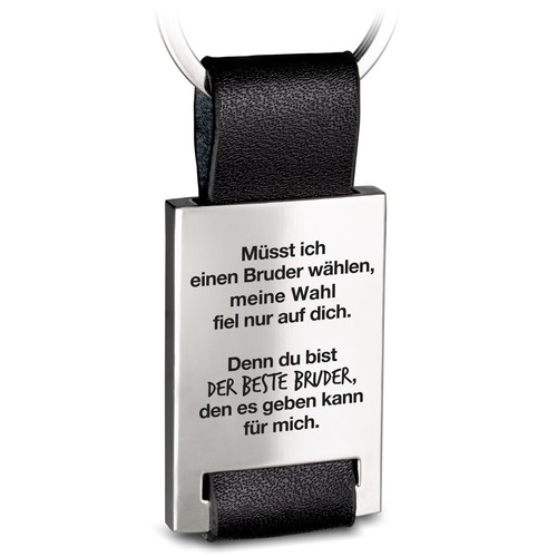 Leder schlüsselanhänger - leder,