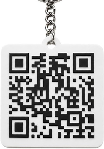 Code schlüsselanhänger - qr,