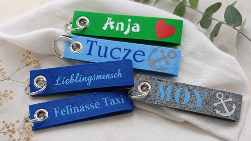 Filz schlüsselanhänger - filz,